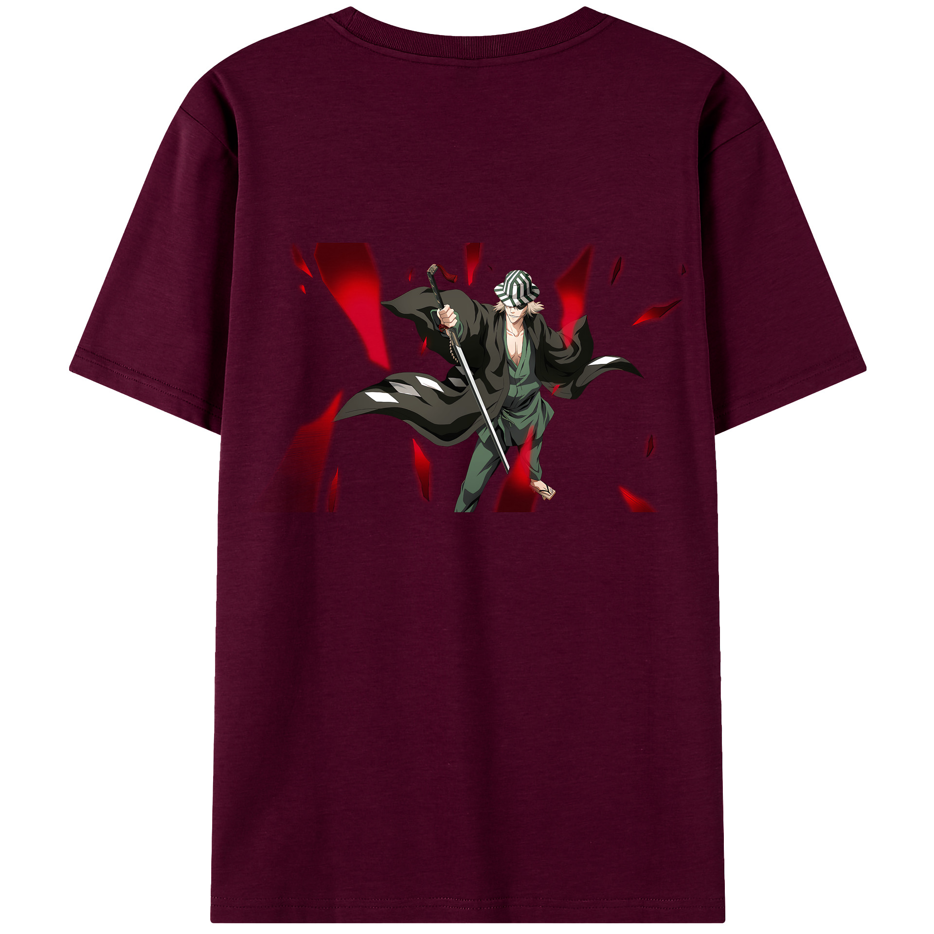 （画像用） "ブリーチ 浦原 喜助（うらはら きすけ） BLEACH Urahara Kisuke " レディース半袖Tシャツ(バックプリント)